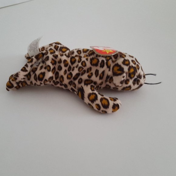 Ty Teenie Beanie Baby Freckles the Leopard 4.5"L x 2"W - Picture 5 of 14